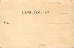 Koritnyica, Korytnica; látkép / general view. Handowsky, Steiner & Frank Wien No. 907. Art Nouve...