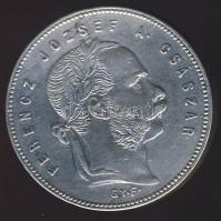 1869GY. F. 1Ft Ag "angyalos" T:3+/2-