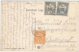 Ránkfüred, Rank-Herlány, Ránkherlány, Rank Herlein, Herlany (Kassa, Kosice, Kaschau); Posta megérkez...