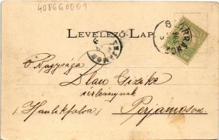 1905 Szobránc-fürdő, Kúpele Sobrance; Főforrás a fürdőházzal. W.G. 253. / spa, spring source, bath (...