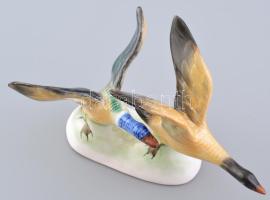 Bodrogkeresztúri Kerámia vadludak, kézzel festett, alján etikettel jelzett, hibátlan 18,5x12x10,5 cm