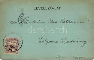 1900 Kassa, Kosice; Bankó-fürdő. Breitner Mór kiadása / spa, bath in Bankov (lyuk / pinhole)