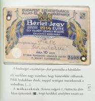 Budapest Székesfőváros Állat és Növénykertje. Tandem Grafikai Stúdió Anno sorozata. Bp.,én.,Tandem G...