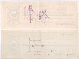 ~1929-1943. 14db-os váltó-tétel, kitöltve, bélyegzésekkel, több darab okmánybélyegekkel T:III