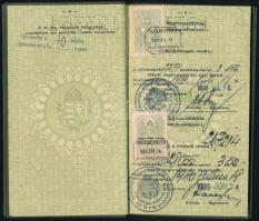 1941 Magyar Királyság által kiállított fényképes útlevél / Hungarian passport