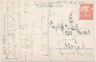 Bártfa, Bardiov, Bardejov; Bástya és Vöröstorony, fahíd. Özv. Abrahamovitsné kiadása / bastion, towe...