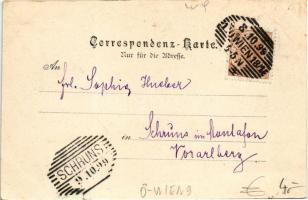 1899 (Vorläufer) Wien, Vienna, Bécs; K.K. Marine-Ministerium. K.u.K. Kriegsmarine / Austro-Hungarian...