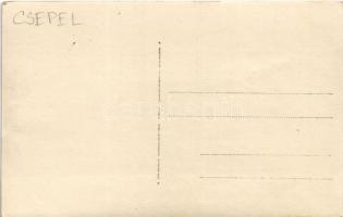 1916 Fiume, Rijeka; SMS Csepel osztrák-magyar Tátra osztályú romboló javítási munkálatai a szárazdok...