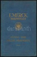 1926 E. Merck Darmstadt. Patent és Spezial Präparate. Gyógyszer árlista MAgyarország részére. 26p.