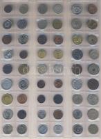 Jó világpénz tétel (487 db) régi és új, sok jobbal, rengeteg tengerentúllal!