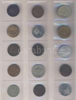 Jó világpénz tétel (487 db) régi és új, sok jobbal, rengeteg tengerentúllal!