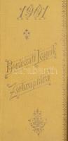 A "Borászati Lapok" zsebnaptára az 1901. évre. Szerk.: Drucker Jenő. Kiadja a "Borász...