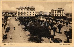Oujda, Oudjda; Place Clemenceau / square, automobiles
