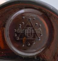 Dréher Kőbánya, szögletes üveg, hibátlan, címke nélkül, m: 21,5 cm