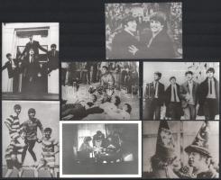 A Beatles együttes tagjai Mihhamad Alival, stb 7 db fotó 9x12 cm