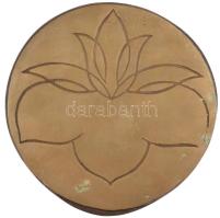 ~1990. "DH (Danubius Hotels) - Az év dolgozója" kétoldalas bronz plakett. Szign.: SZGY (12...