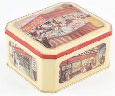 Marks&Spancer fém doboz, modern, kis kopásokkal, 16x8 cm