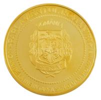 Románia 2004. "Román Parlament - 140 éve alakult meg a román szenátus" kétoldalas aranyozo...