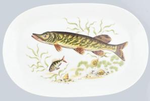 6 személyes halas készlet, jelzett: Bavaria, hibátlan