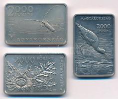 2015. 2000Ft Cu-Ni "Duna-Ipoly Nemzeti Park" + 2017. 2000Ft Cu-Ni "Bükki Nemzeti Park...