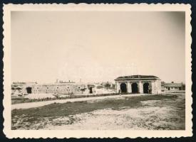 cca 1942 Bunkererőd, fotó, 6×8,5 cm