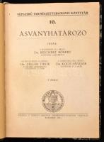 Dr. Reichert Róbert - Dr. Zeller Tibor - Dr. Koch Sándor: Ásványhatározó. Népszerű Természettudományi Könyvtár 10. Bp., 1931, Kir. M. Természettudományi Társulat, (Kir. M. Egyetemi Ny.), 222+(1) p. Átkötött félvászon-kötésben.