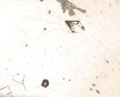 Ezüst (Ag) tokos Breventé S.G.D.G. stopperes, kronográfos óra, működik, kis számlap sérüléssel, jelz...