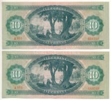 1969. 10Ft (2x) "A 910 084768 - A 910 084769" T:II-
Adamo F7