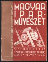 1933 Magyar Iparművészet XXXVI. évfolyam 9-10. száma