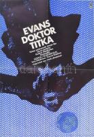 1973 Evans doktor titka, MOKÉP plakát, hajtott, 56×38 cm