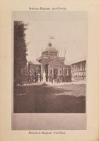 1891 A Temesvári Kiállítás, Kossák J. temesvári fényképész eredeti felvételei után, leporelló, 12 ké...