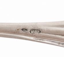 Ezüst (Ag) cukorcsipesz, Jelzett 17,9 g