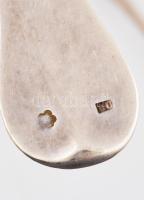 Ezüst (Ag) evőeszköz készlet 3x6 db. 474 g Dianás jellel, mesterjeggyel