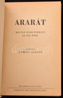 1942 Ararát, Magyar Zsidó Évkönyv, szerk.: Komlós Aladár, hátuljában képmelléklet