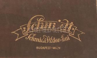 Casino, Schmidt Viktor és Fiai Budapest, Bécs fa doboz, 25×15×3 cm