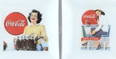 4db PinUp, Coca Cola tálka, üveg, 15x15cm