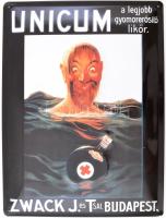 Unicum modern fém reklámtábla, 40x30 cm
