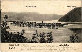 1905 Ada Kaleh, Román-magyar-szerb határ / Romanian-Hungarian-Serbian border (EK)