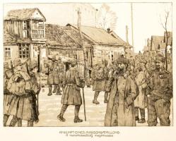 Kutzer, Ernst: Komor és derűs képek a világháborúból, hadsegítő célok javára, 24 db képpel