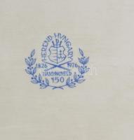 Herendi tálka lófej mintával. Kézzel festett, jelzett (150. évforduló), hibátlan, 13,5x9,5 cm