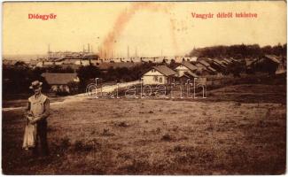 1907 Diósgyőr (Miskolc), vasgyár délről tekintve. 847. Ifj. Grünfeld kiadása (fa)