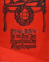 1914-1915 "Vivant unsere Husaren, Offizielles Band für das rote Kreuz, das Kriegshilfsbüro, das...