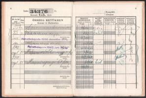 cca 1910-1943 14 db vegyes okmány tétel: bizonyítványok (Kisszállási Uradalom Rt.; X. ker zeneconcer...