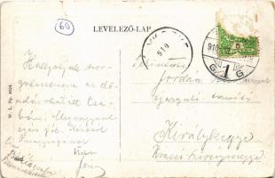 1910 Békéscsaba, Széchenyi liget. W.L. Bp. 4024. 6882. (szakadás / tear)