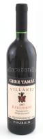 1997 Gere Tamás Villányi Kékoportó, bontatlan palack száraz vörösbor, pincében szakszerűen tárolt, 12,5%, 0,75l.