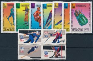 Winter Olympics, Lake Placid lot 1980 Téli Olimpia, Lake Placid motívum összeállítás sorok, blokkok,...