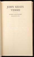John Keats versei. Bp., 1975, Európa. Kiadói egészvászon kötés, papír védőborítóval, jó állapotban