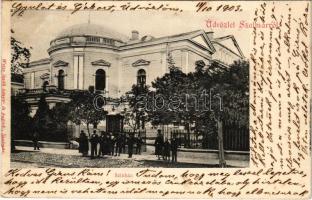 1903 Szatmárnémeti, Satu Mare; színház. Weisz Izsák kiadása / theatre (EK)