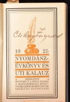 Nyomdász évkönyv és utikalauz. Kiadja a Magyarországi könyvnyomdászok és betűöntők segélyező - egyes...