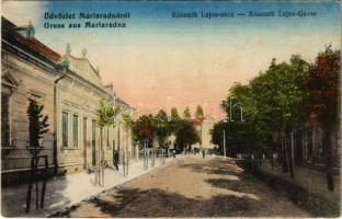 Máriaradna, Radna (Lippa, Lipova); Kossuth Lajos utca, Weiszberger Pál üzlete / street view, shop (fl)